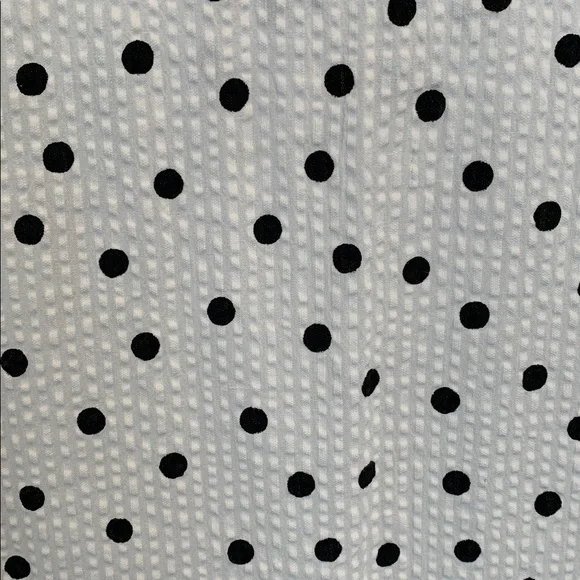 Tulip Sundress White with Black Polka Dots Large - Picture 6 of 6